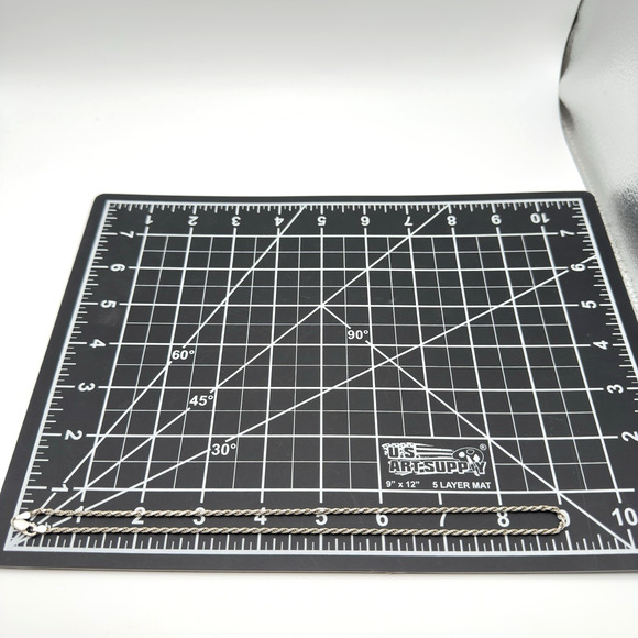 Sterling Silver Rope Chain Necklace 2mm 18" Italy - Picture 5 of 7